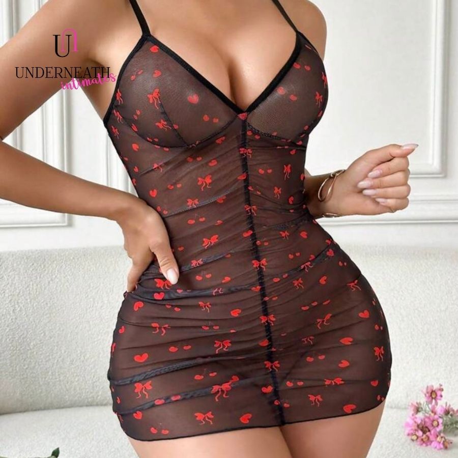 Daiquiri Nightdress - Black (S/M & L)
