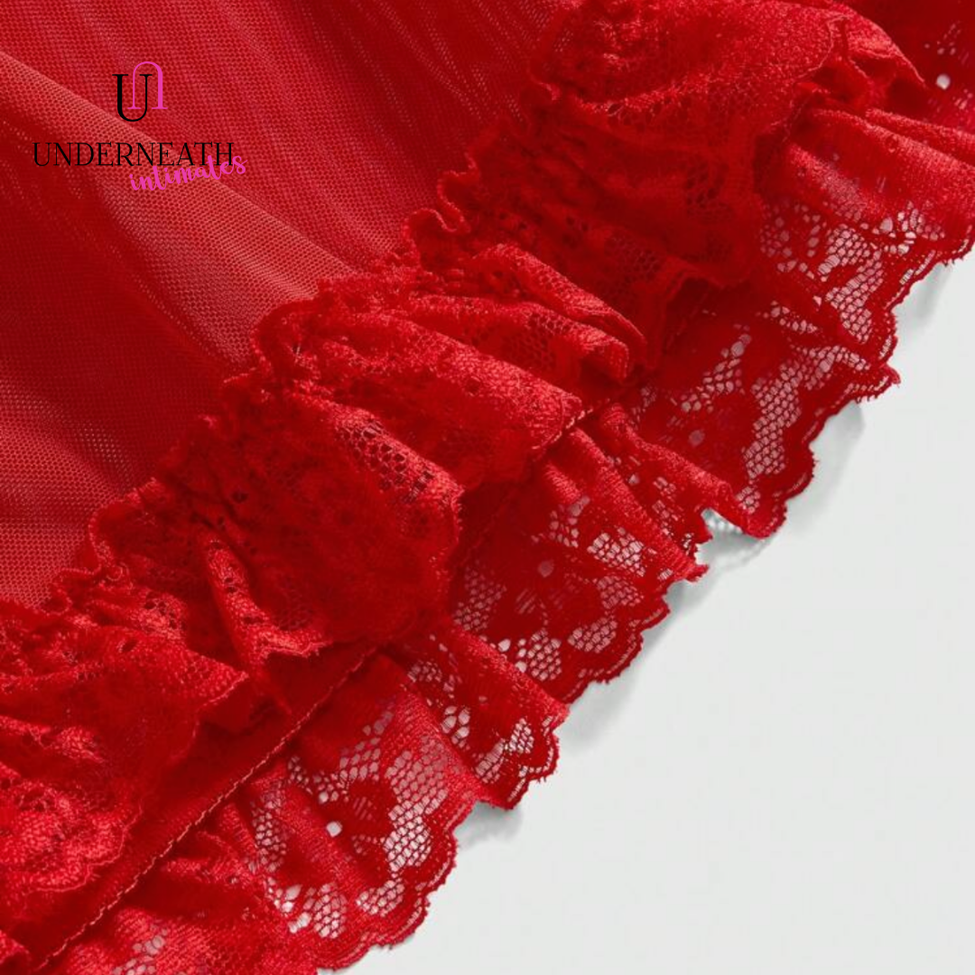 Valentine w/ Thong - Red (S/M & L)