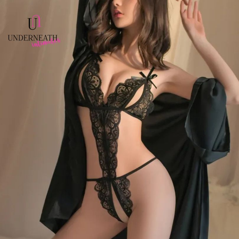 Bombshell - Black (Open Crotch) (L/XL)