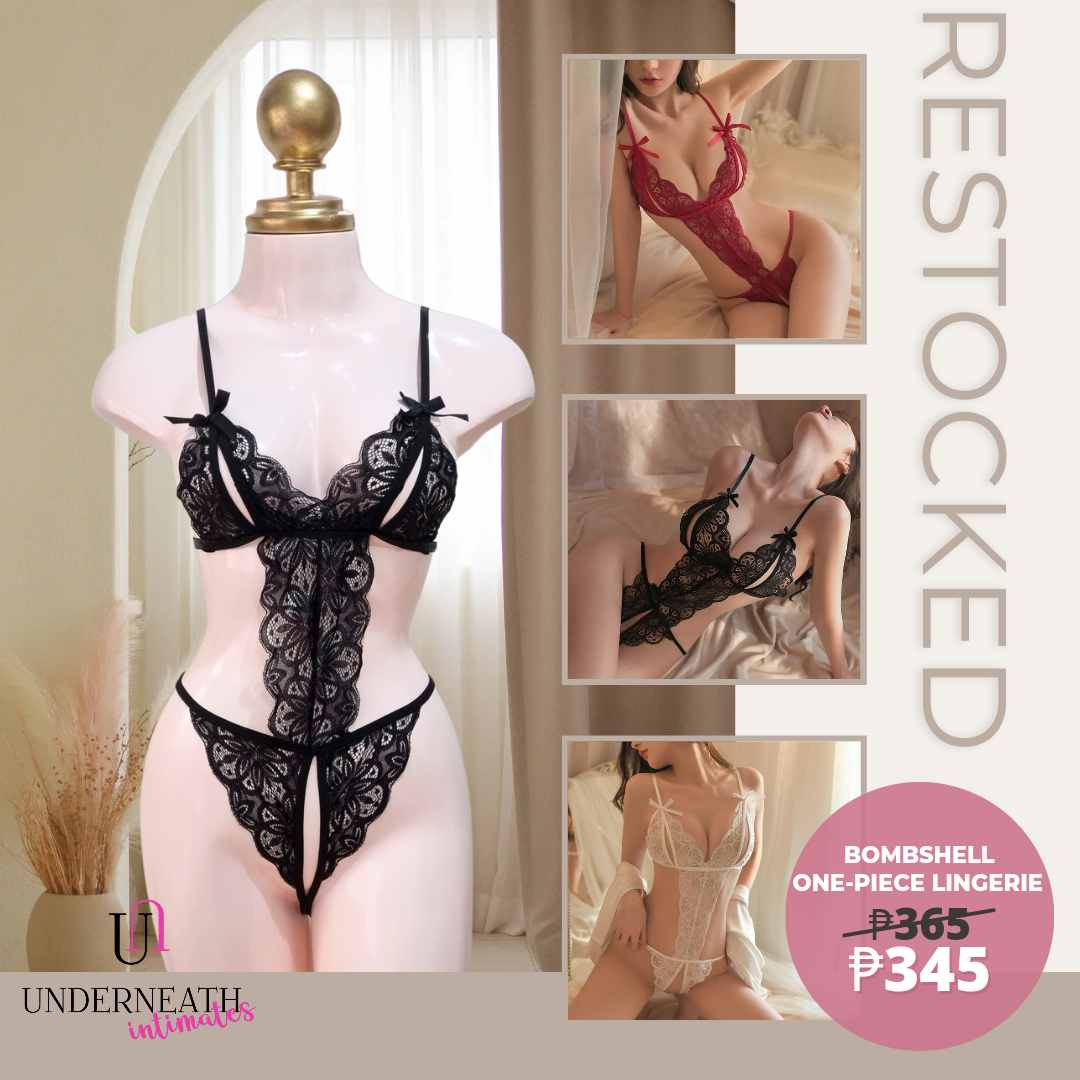 Bombshell - White (Open Crotch) (S/M & L)