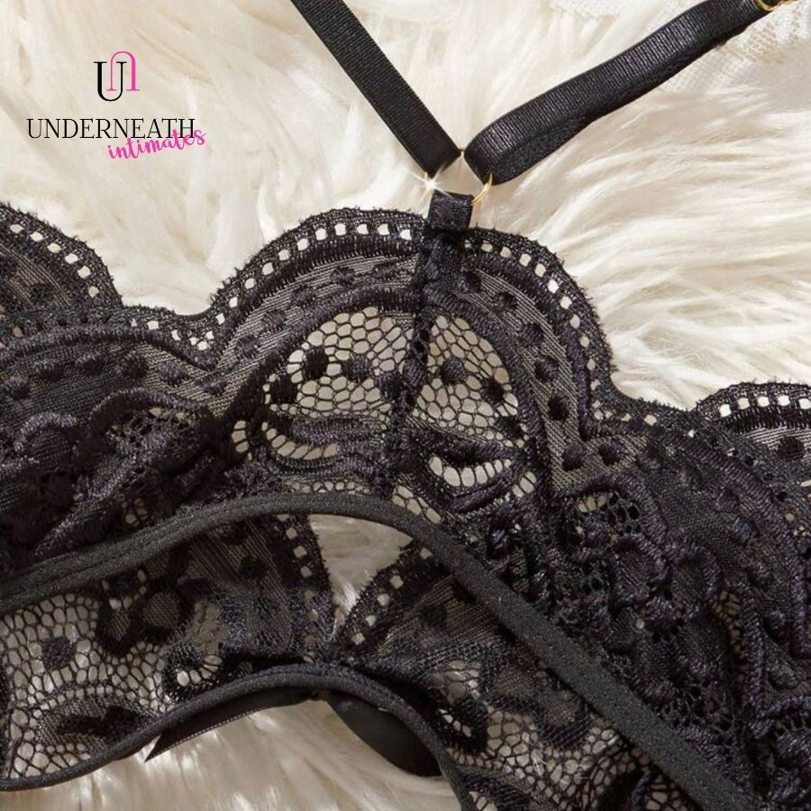 Señorita - Black (Open Crotch) (S/M & L)