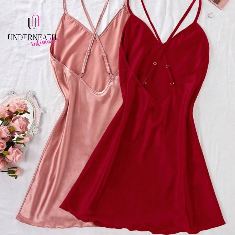 Silk Nightdress - Pink (S/M & L)