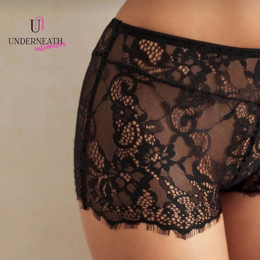 Fancy Boyshorts - White (S/M & L)