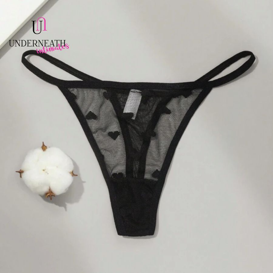 Mimosa Set (with underwire) - Black (S/M & L)