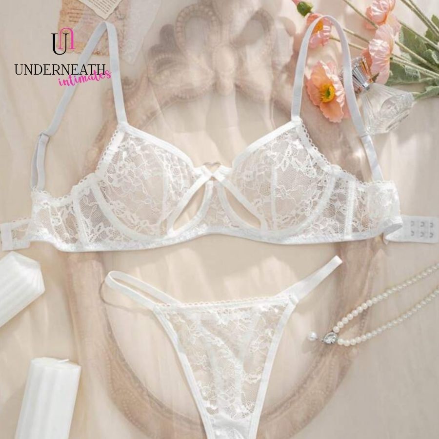Vanilla Set (with underwire) - White (S/M & L)
