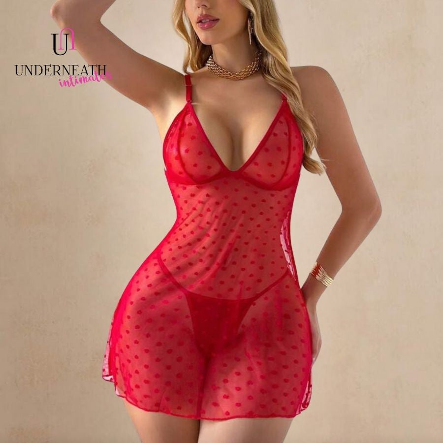Honey w/ Thong - Red (S/M & L)