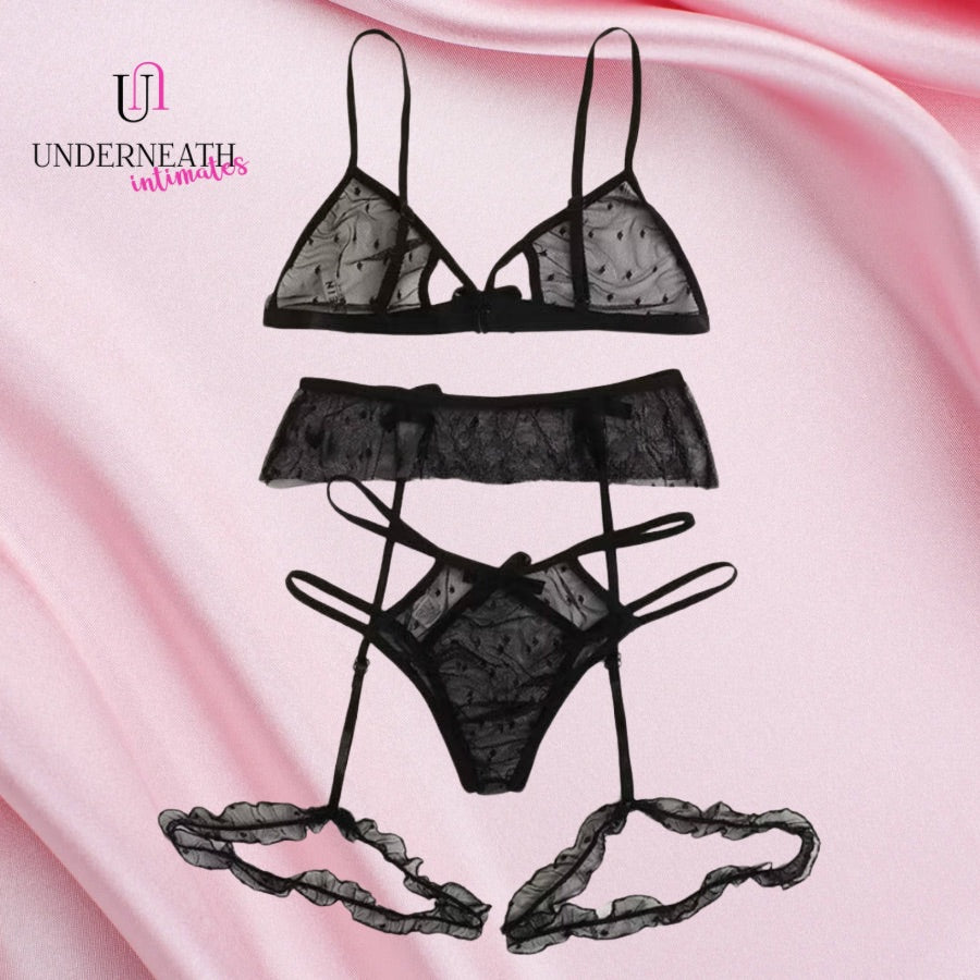 Dare Me Set - Black (S/M & L)
