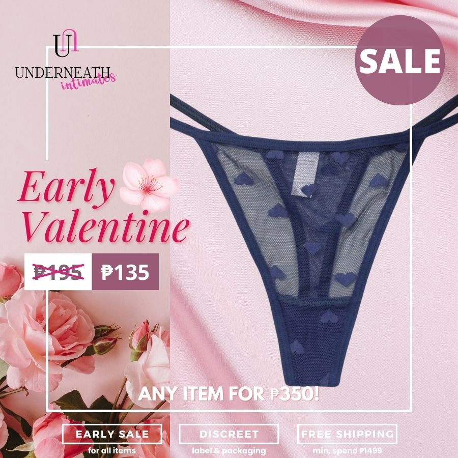 Glam - Navy Blue (Freesize)