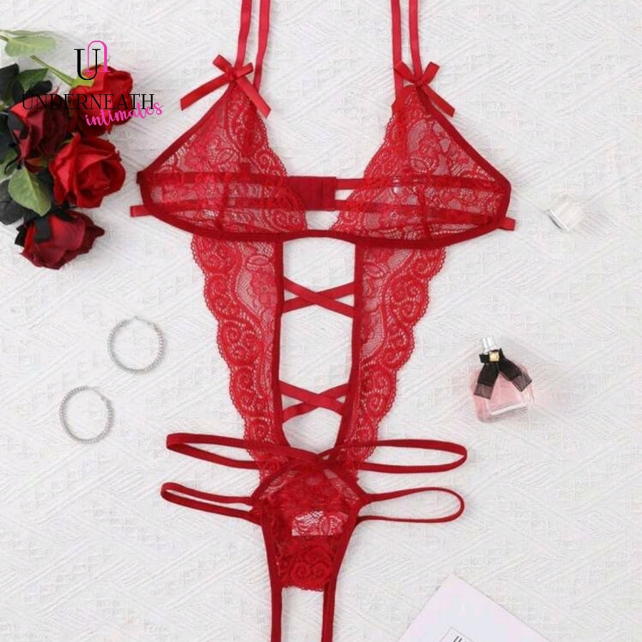 Boo - Red (Open Crotch) (S/M & L)