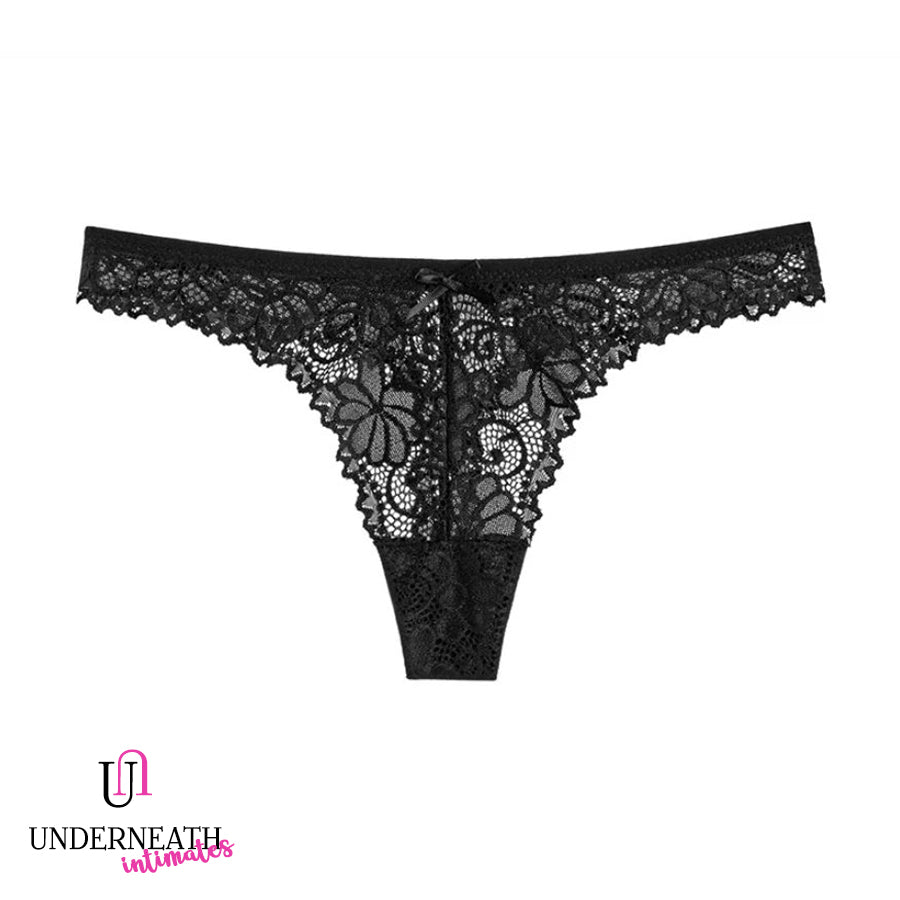 Cheeky Thong - Black (Freesize)