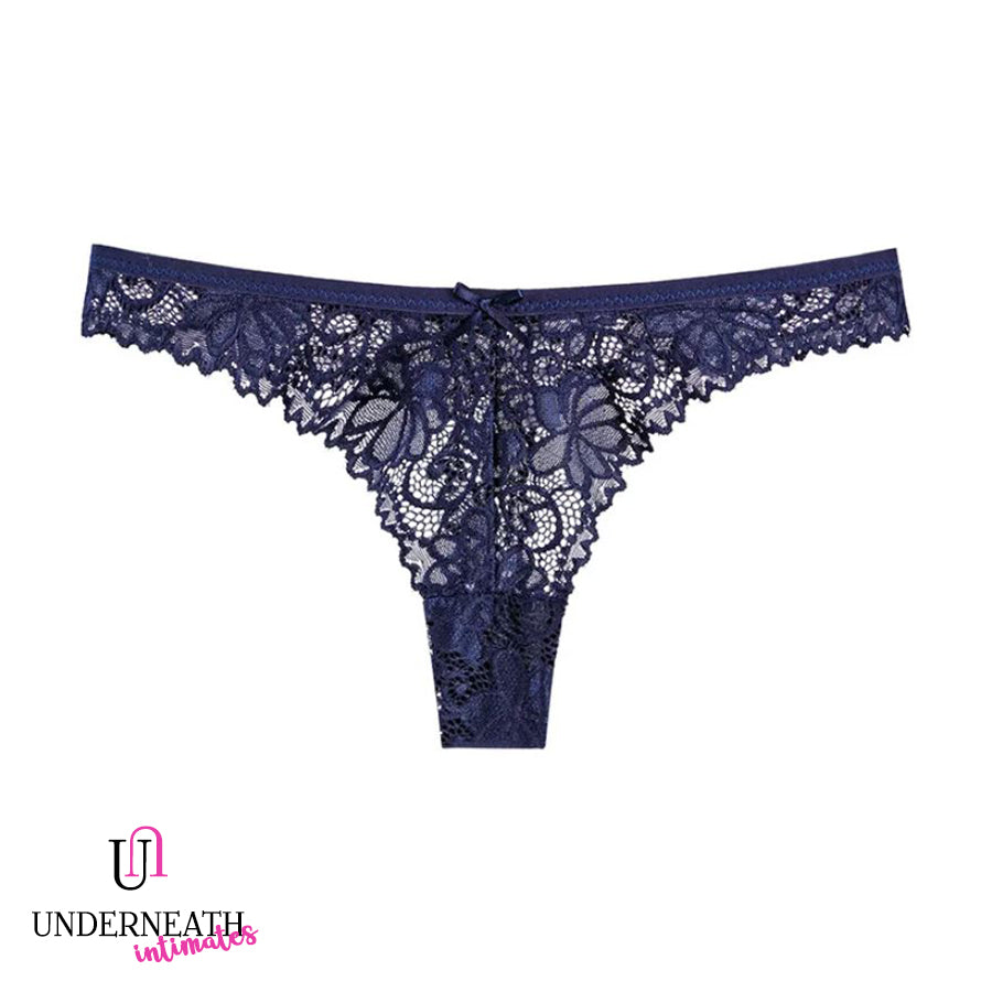 Cheeky Thong - Navy Blue (Freesize)