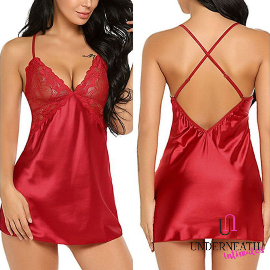 Darling w/ Thong - Red (S/M & L)