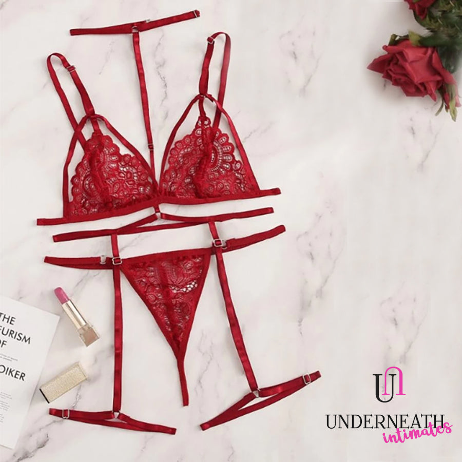 Rosy Set - Red (S/M & L)
