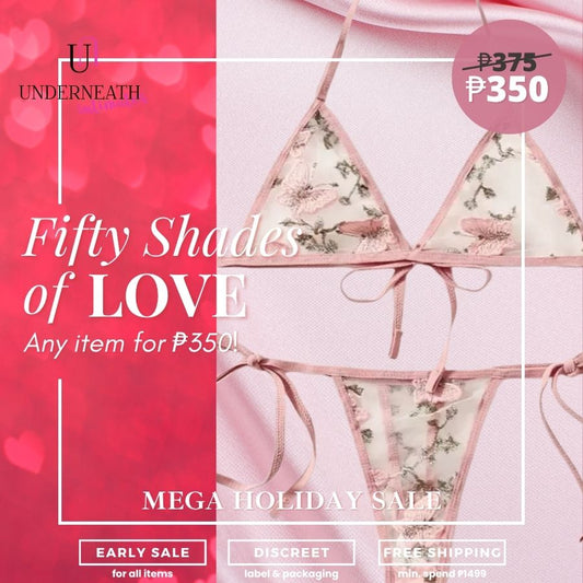 Sultry Set - Baby Pink (S/M & L)