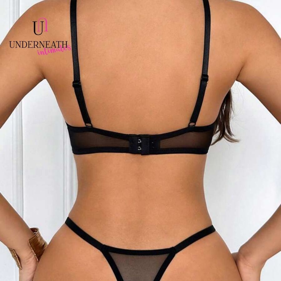 Zara Set (with underwire) - Tan Brown (S/M & L)