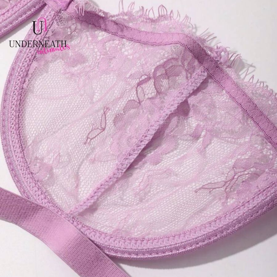 Periwinkle Set (with underwire) - Light Purple (S/M & L/XL)