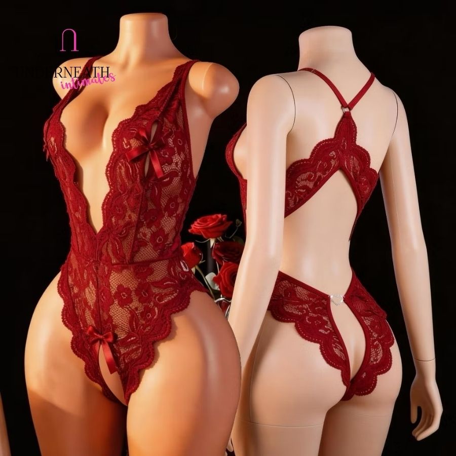 Daring - Red (Open Crotch) (S/M & L)
