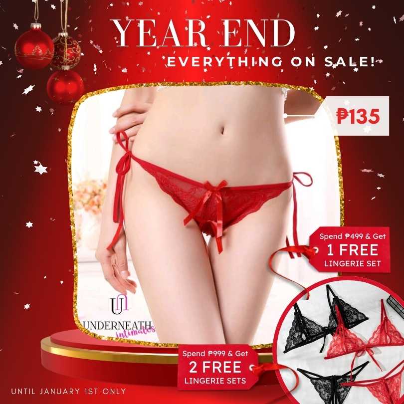 Honey Open Crotch - Red (Freesize)