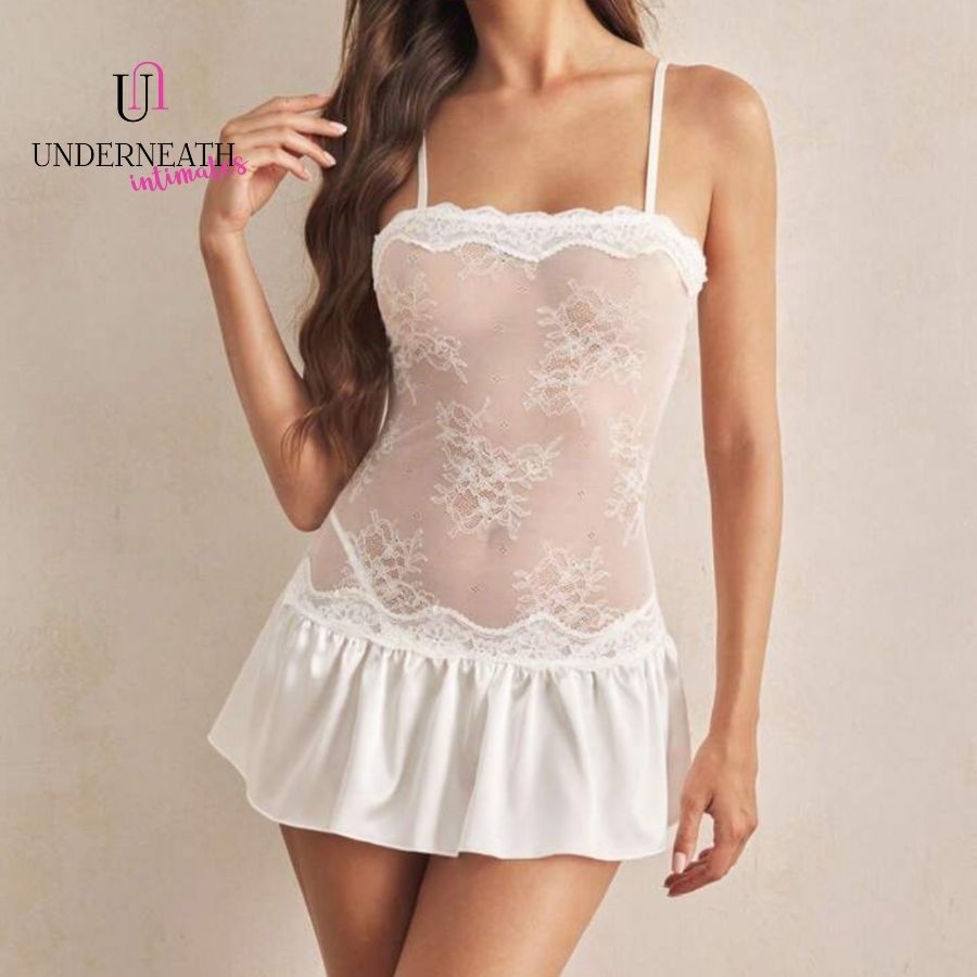Angel Nightdress - White (S/M & L)