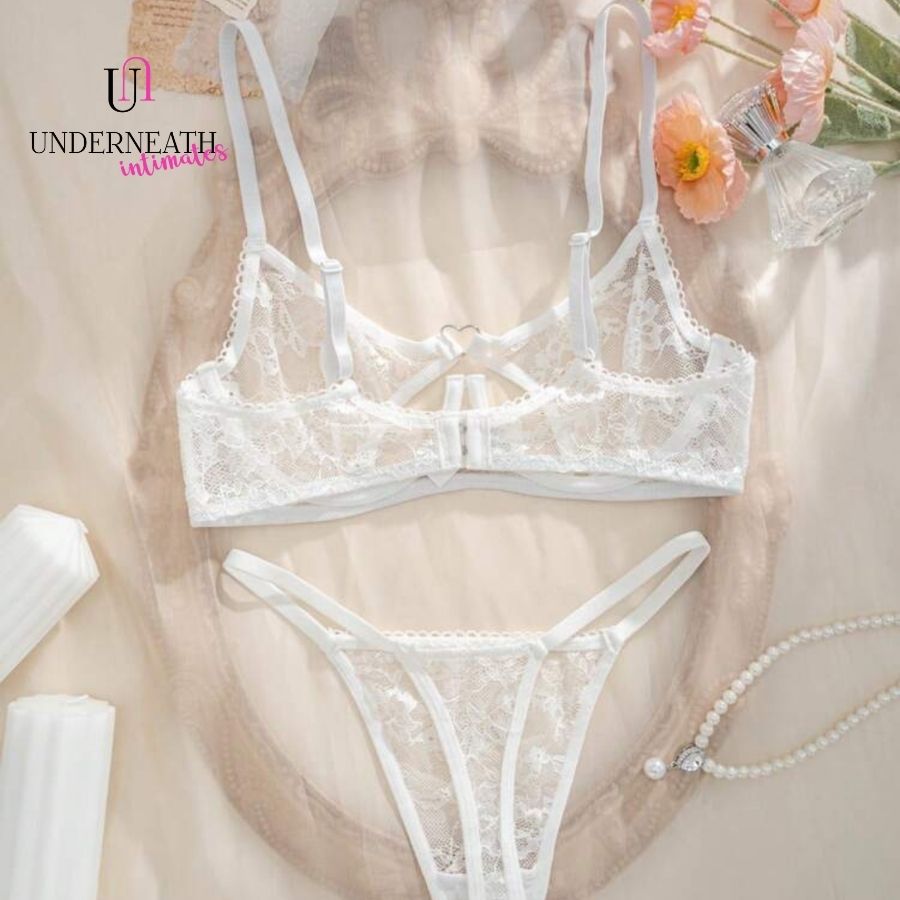 Vanilla Set (with underwire) - White (S/M & L)