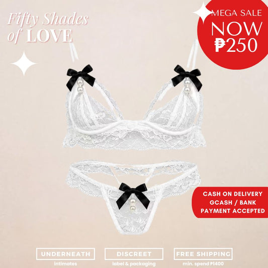 Dare Me Set - White (S/M & L)