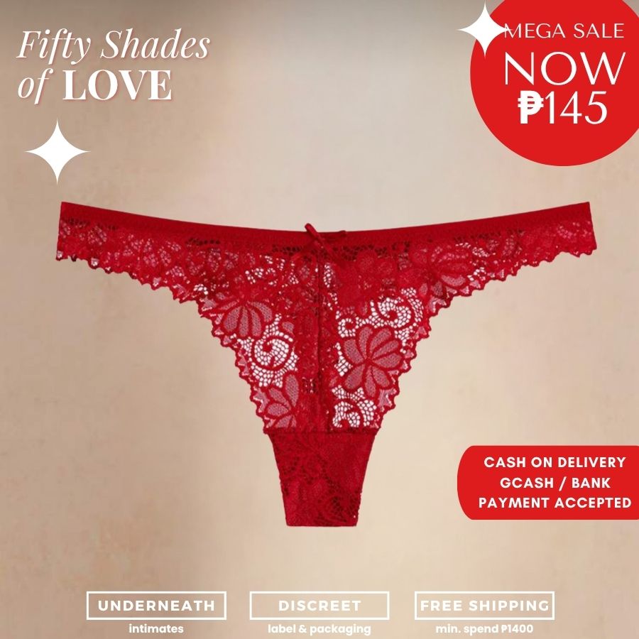 Cheeky Thong - Red (Freesize)