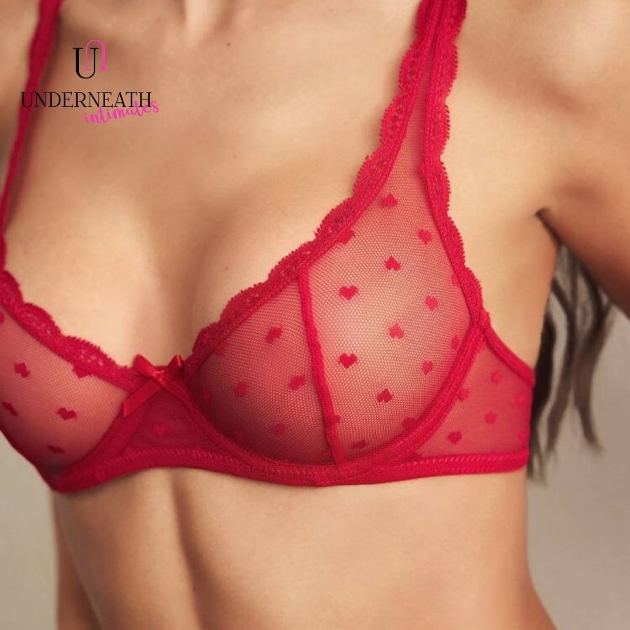 Kendall Set (with underwire) - Red (S/M & L)