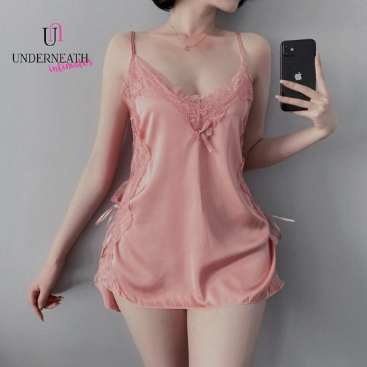 Celine Nightdress - Baby Pink (S/M)