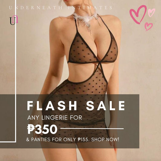 Dreamy Nightdress - Black (S/M & L)