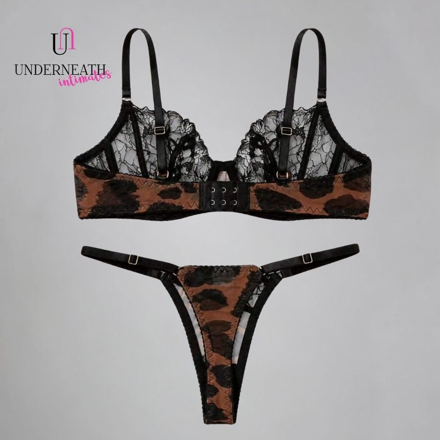 Macchiato Set (with underwire) - Black (S/M & L)
