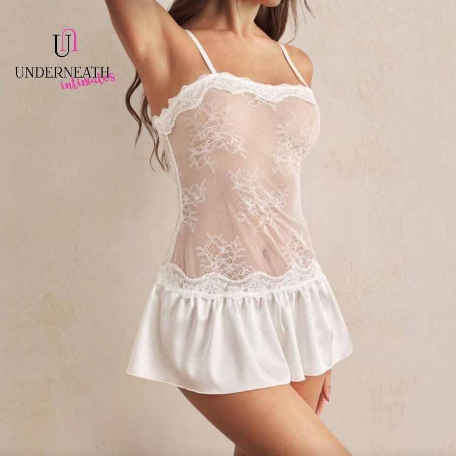 Angel Nightdress - White (S/M & L)