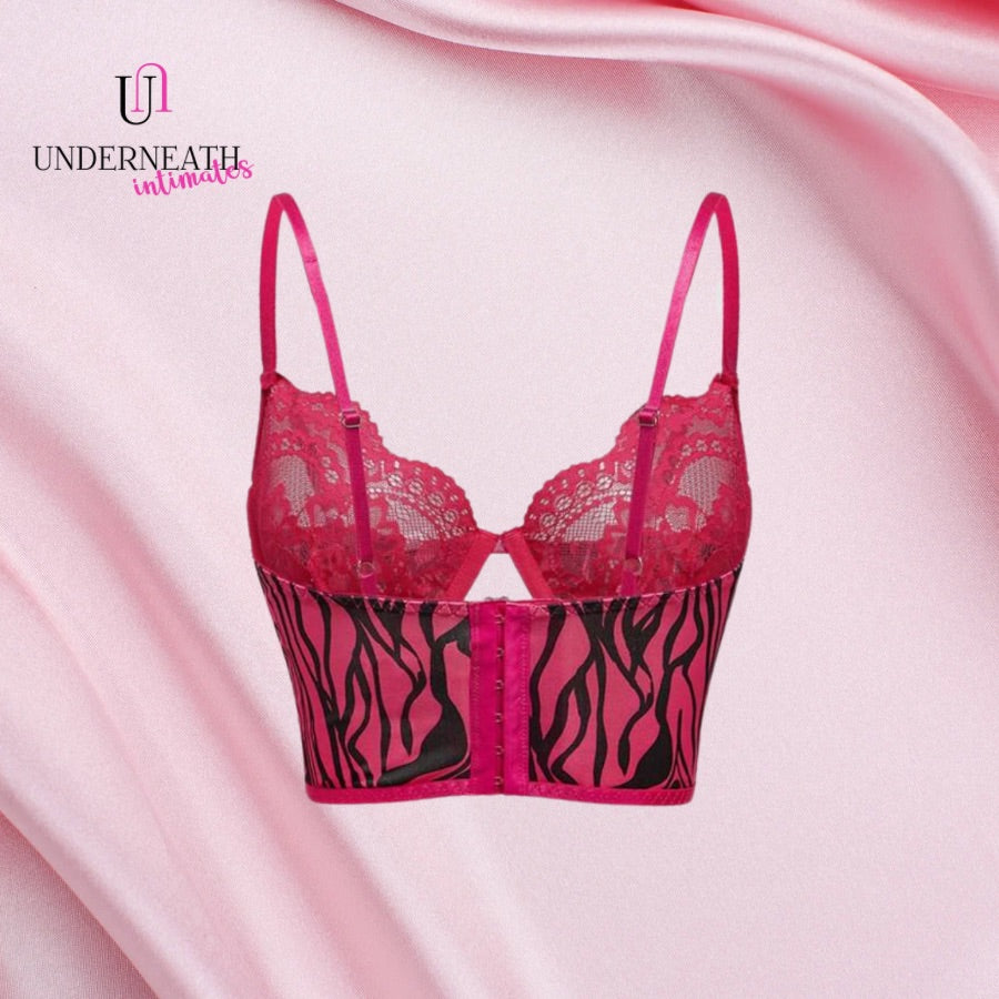 Hermosa Set (Underwire Bra) - Hot Pink (M & L/XL)
