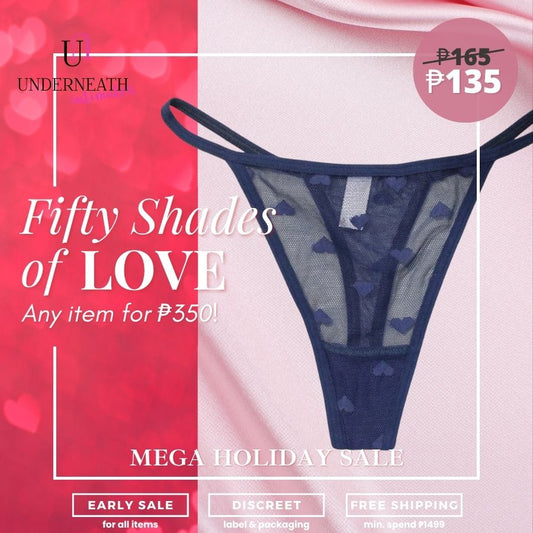 Glam - Navy Blue (Freesize)