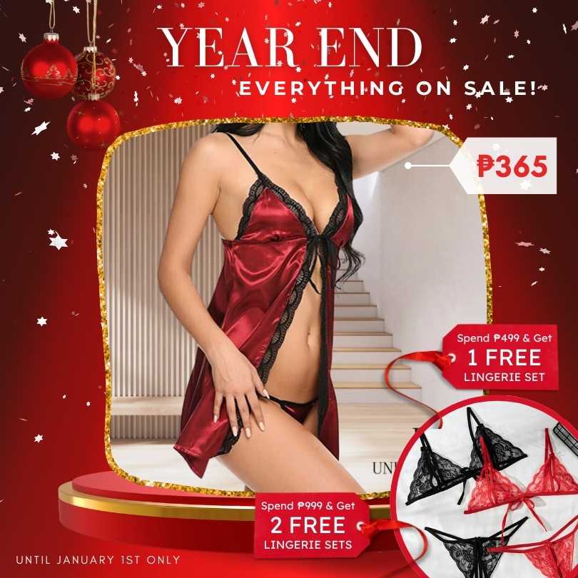 Honeymoon w/ Thong - Red (M & L)