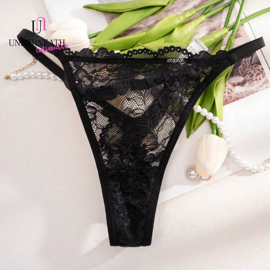 Midnight Set (with underwire) - Black (S/M & L)