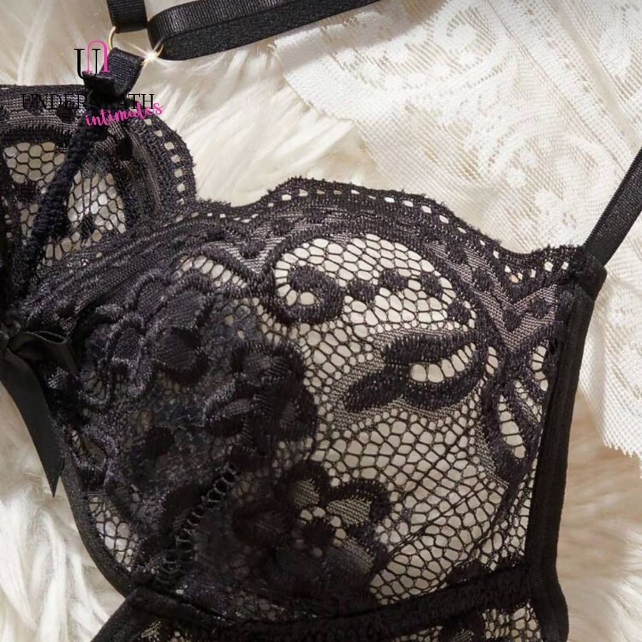 Señorita - Black (Open Crotch) (S/M & L)