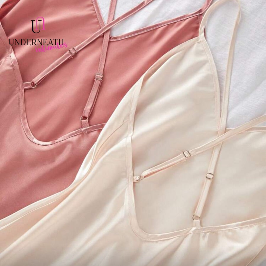 Silk Nightdress - Cream (S/M & L)