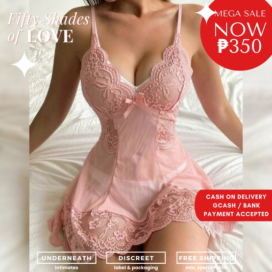 Sweetdreams Nightdress - Baby Pink (S/M & L)