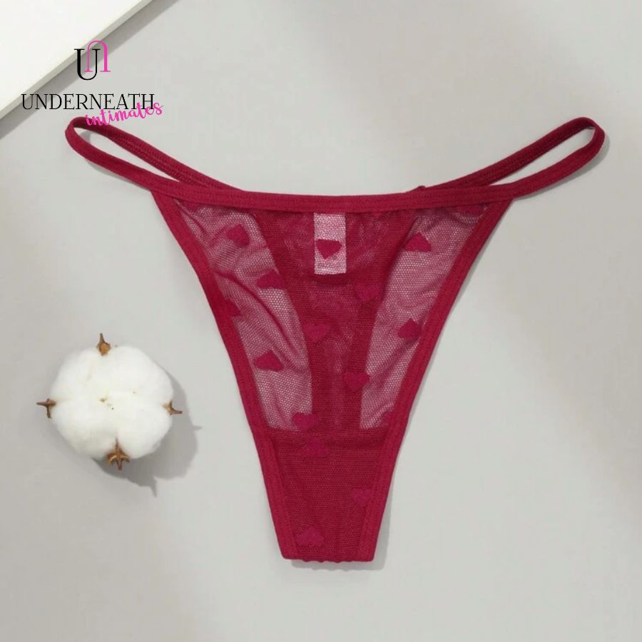 Mimosa Set (with underwire) - Wine Red (S/M & L)