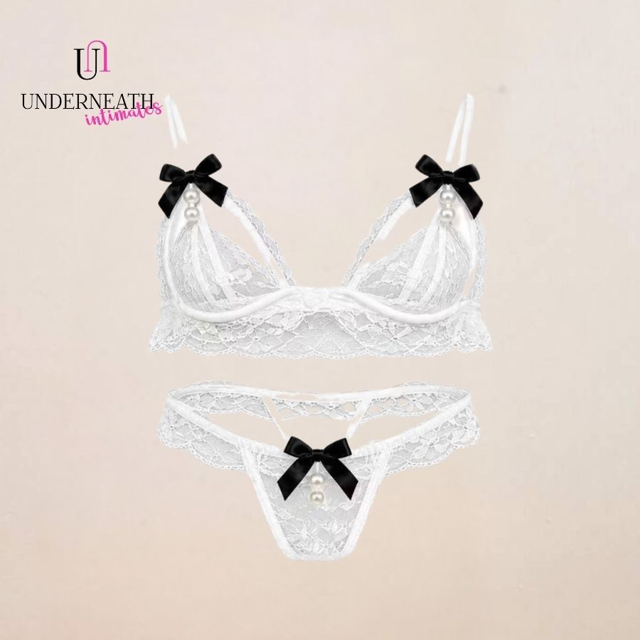 Dare Me Set - White (S/M & L)
