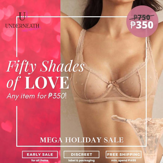 Mimosa Set (with underwire) - Nude (S/M & L)