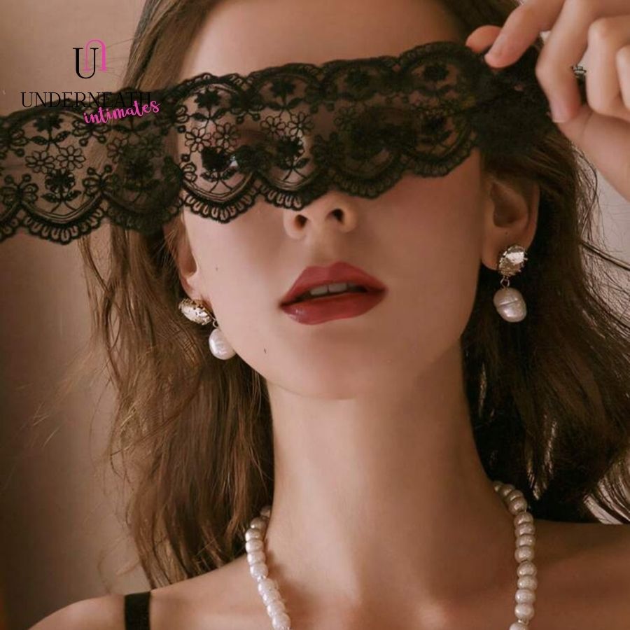 Lace Blindfold - Black