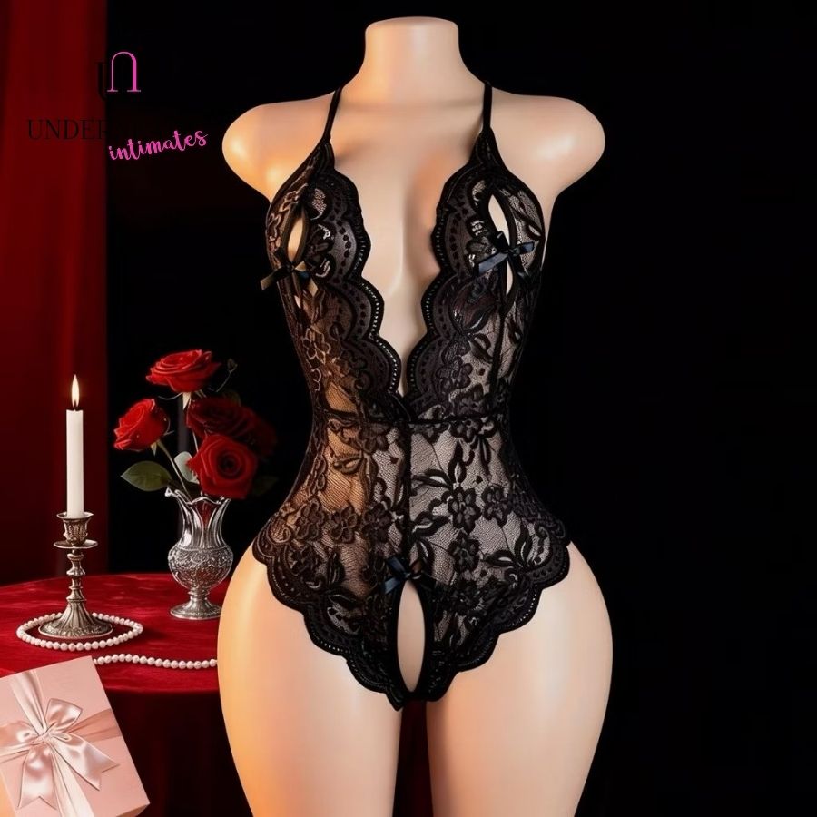 Daring - Black (Open Crotch) (S/M & L)