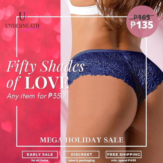 Cheeky Hipster - Navy Blue (Freesize)