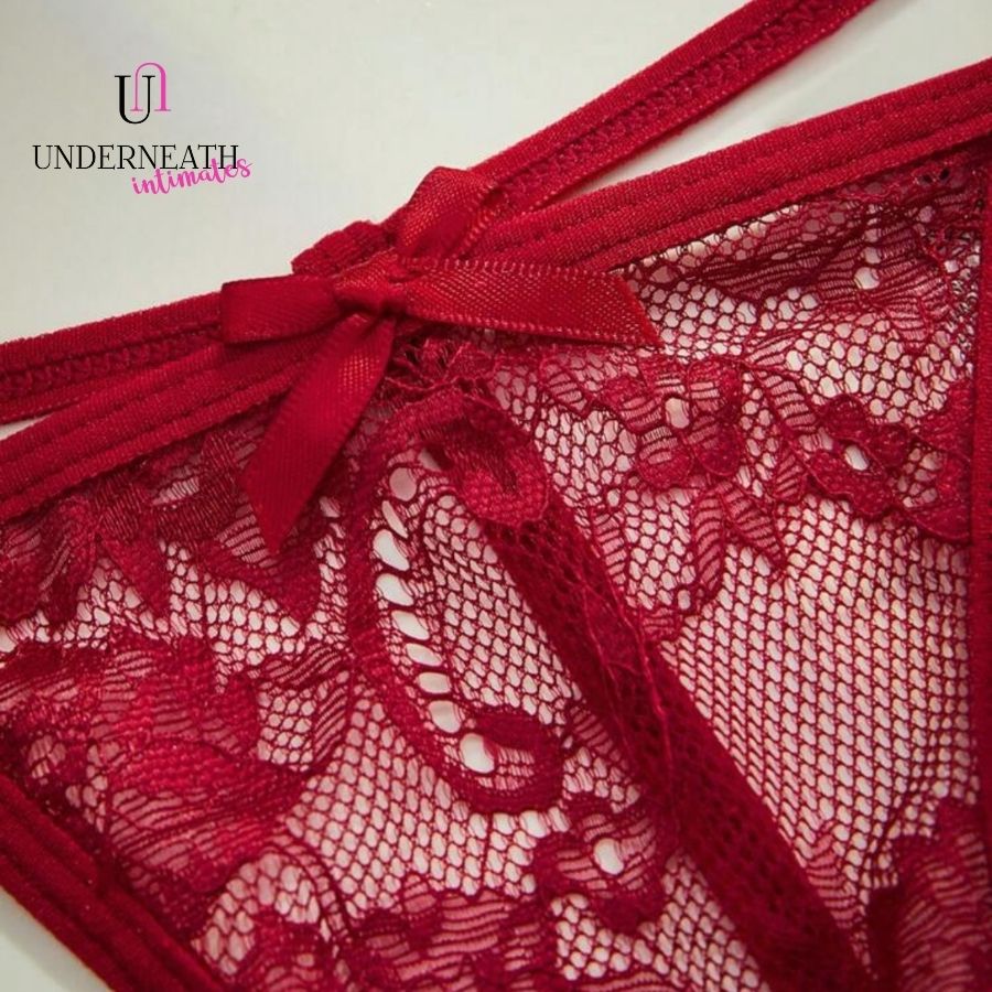 Kendall Set (with underwire) - Red (S/M & L)