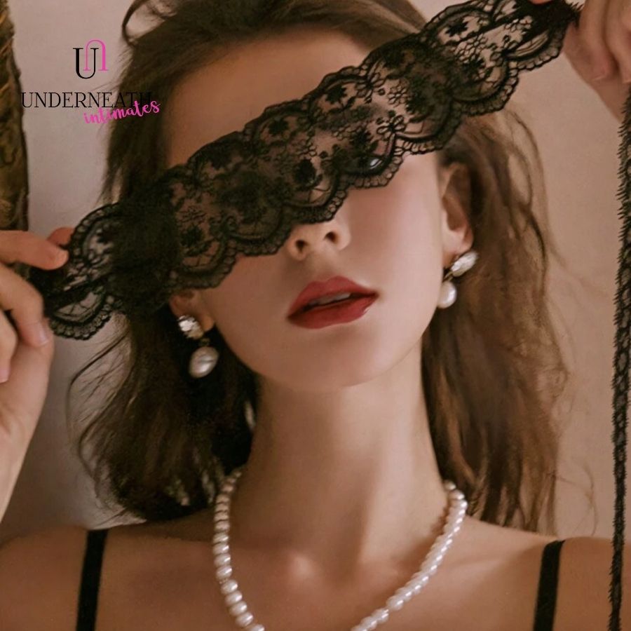 Lace Blindfold - Black