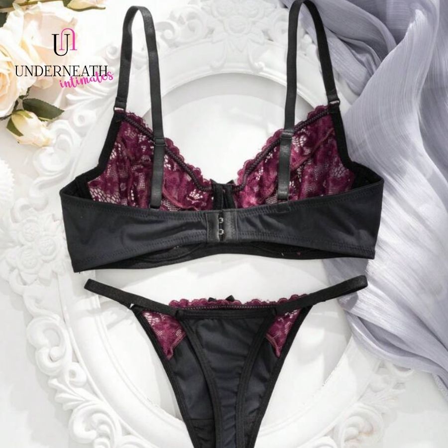 Mulberry Set (with underwire) - Purple (S/M & L)