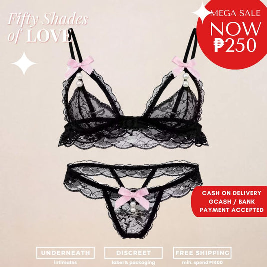 Dare Me Set - Black (S/M & L)