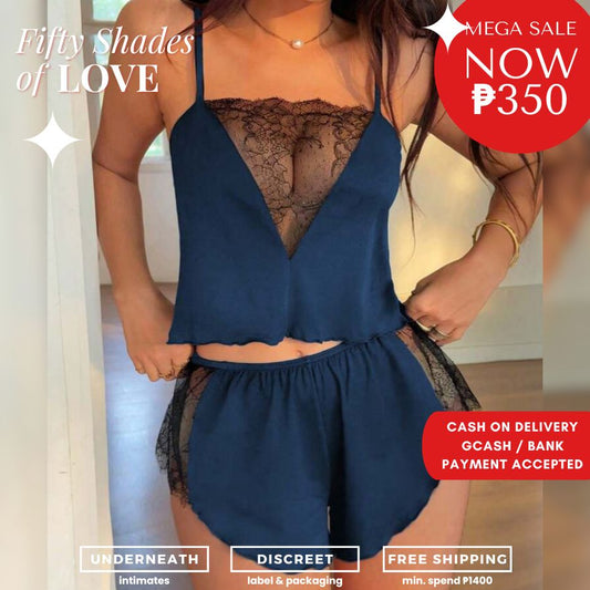 Tiffany Set - Navy Blue (S/M & L)
