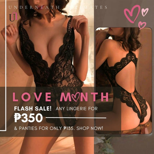 Daring - Black (Open Crotch) (S/M & L)